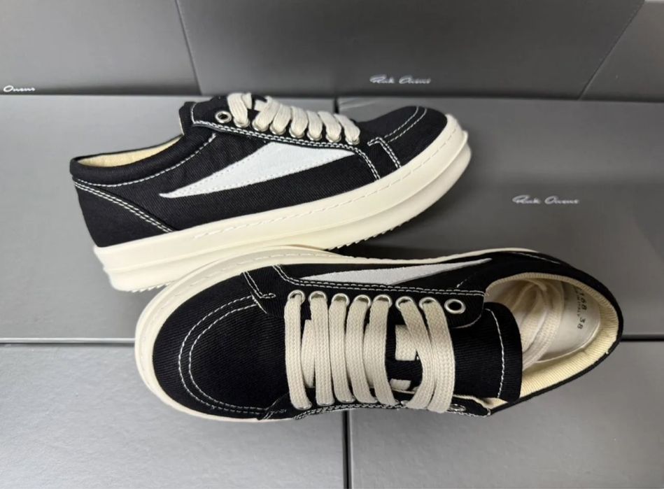 Кеды Rick owens x Vans vintage / Ramones рик овенс