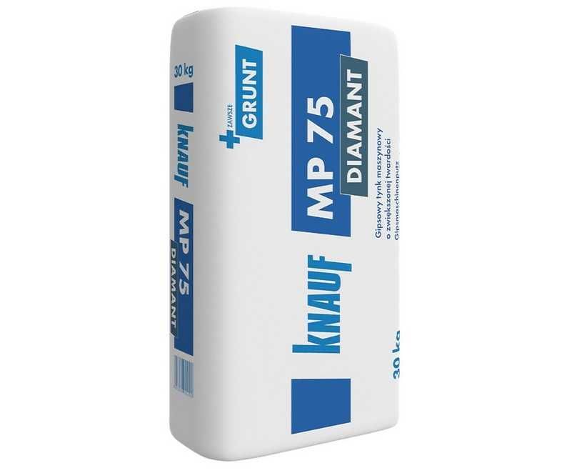 Knauf MP 75 Diamant Maszynowy tynk gipsowy TWARDY 30kg hurtownia tanio