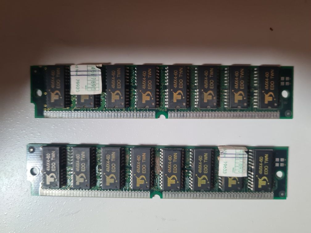 Pamięć Ram EDO SIMM 2 x 16mb 72 pin retro PC