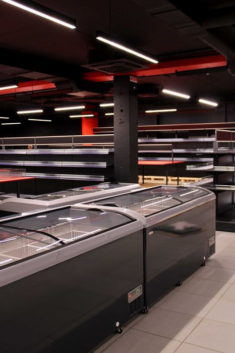 Морозильные лари. Холодильные витрины Торговое и кассовое оборудование