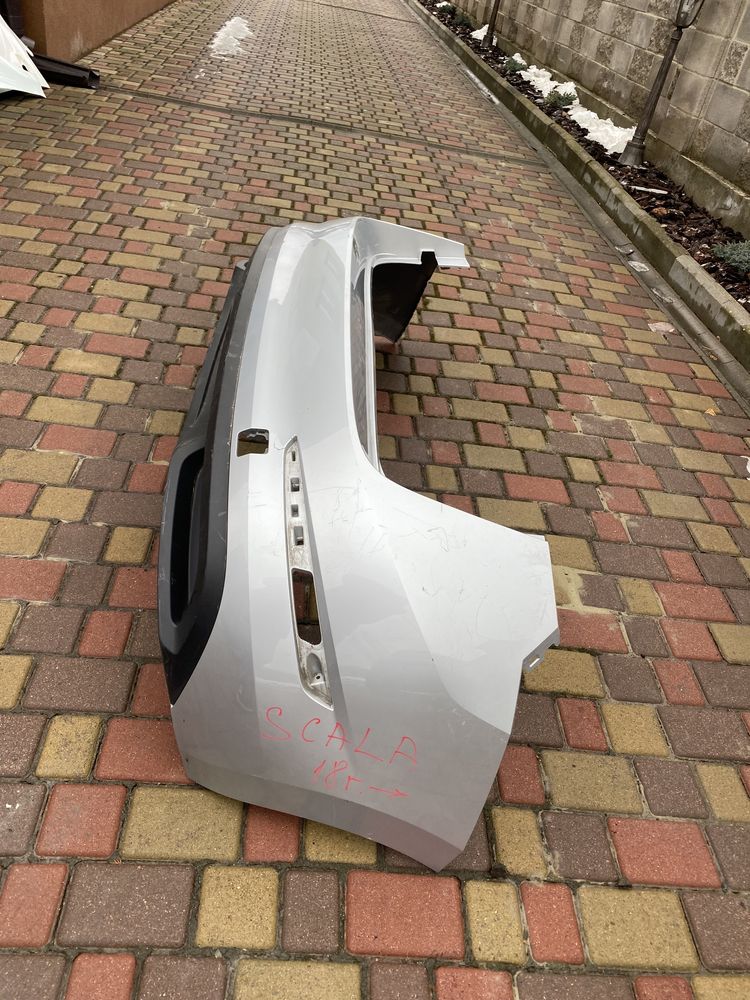 Skoda scala бампер задній 657807521 2019-
