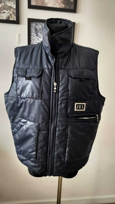 Oryginalna kamizelka XL bezrękawnik męski ocieplana dwustronna JInerli