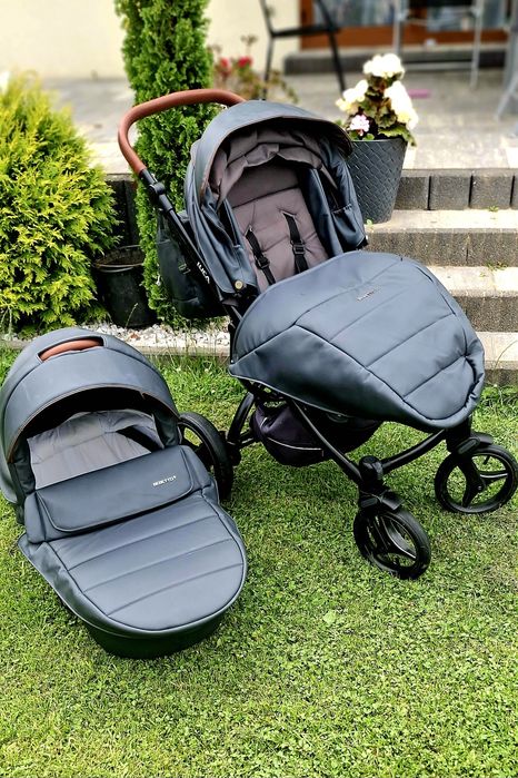 Wózek Bebetto Luca Pro 2w1 – gondola + spacerówka + akcesoria