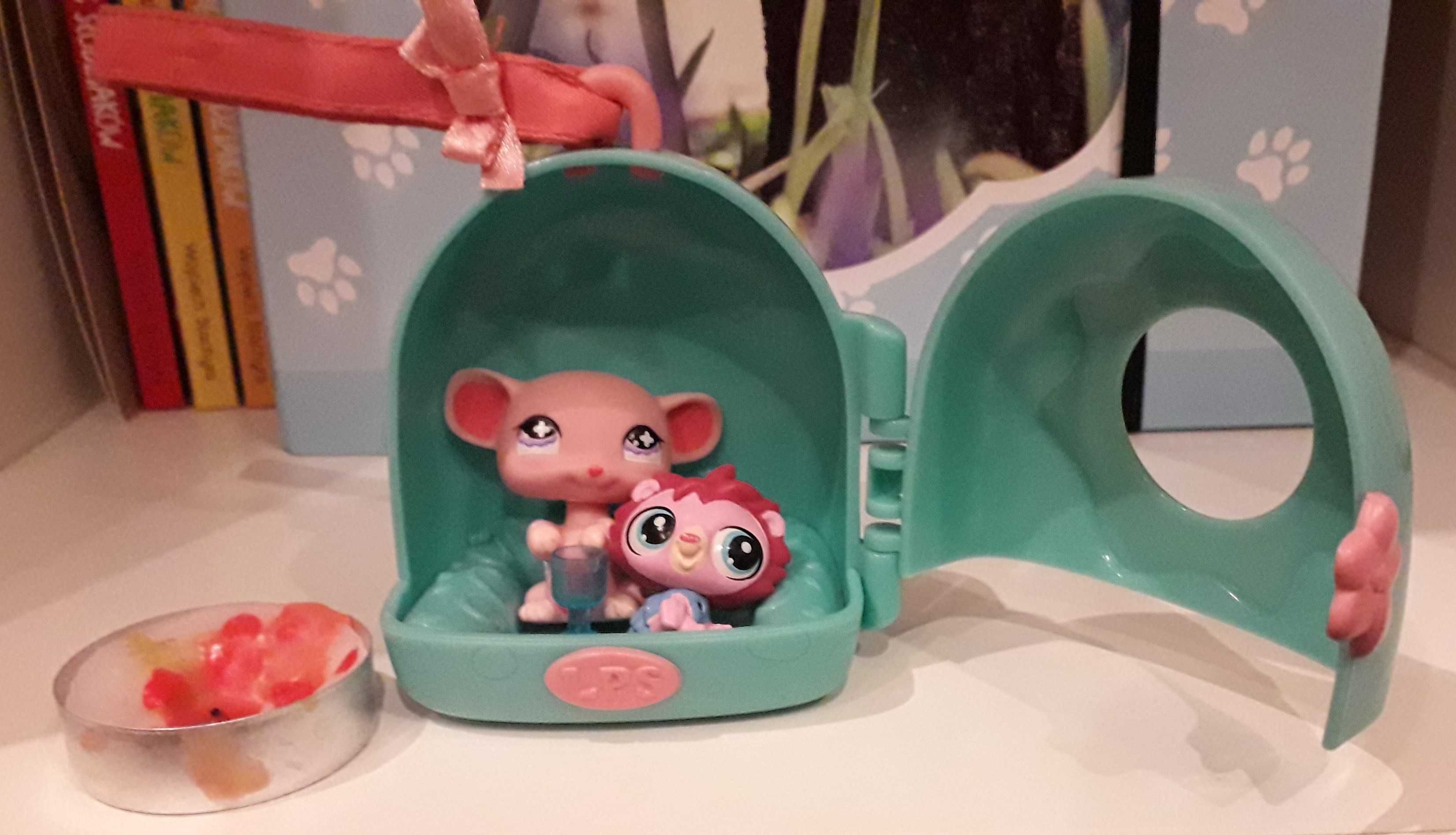 LPS littlest pet shop śliczny zestaw 2 figurki plus akcesoria!