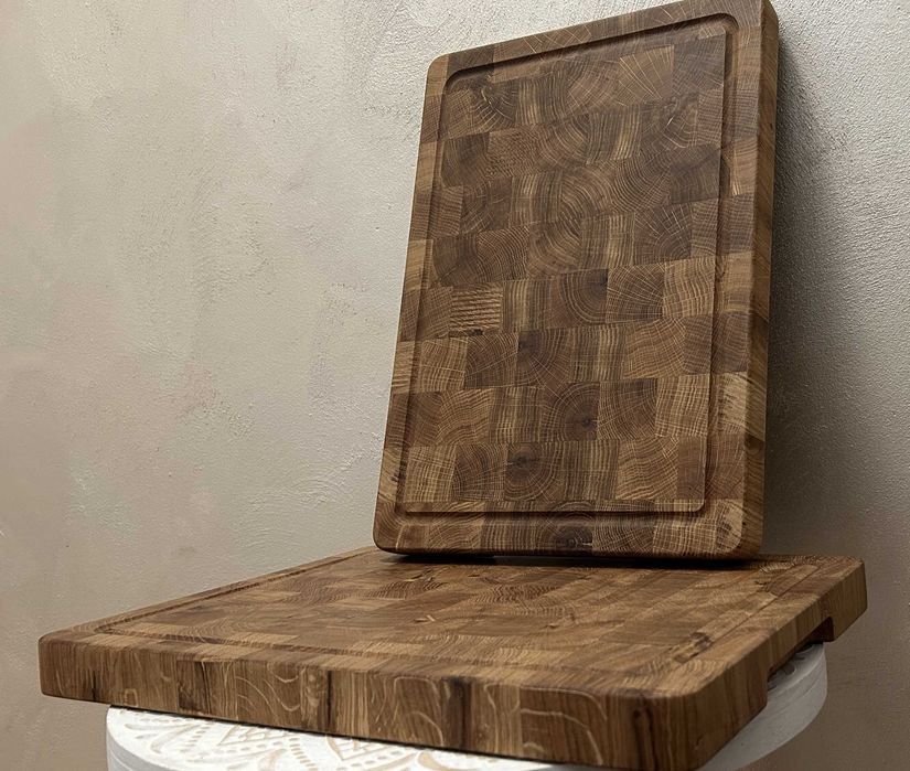 Deska do krojenia dębowa – na prezent, dowolny grawer laserowy gratis