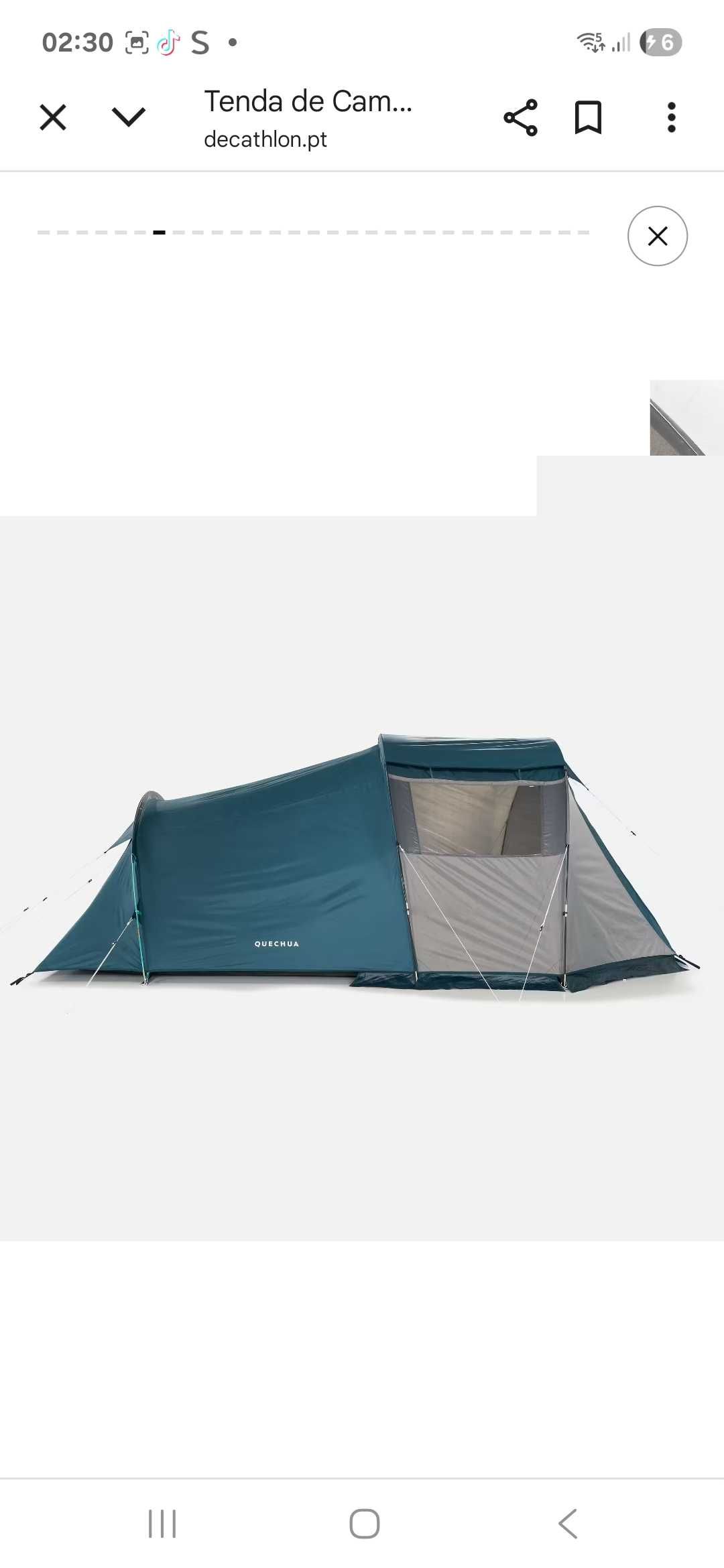 Tenda campismo 4pss