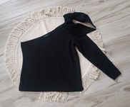 Czarna bluzka na jedno ramię r. 46 M&S