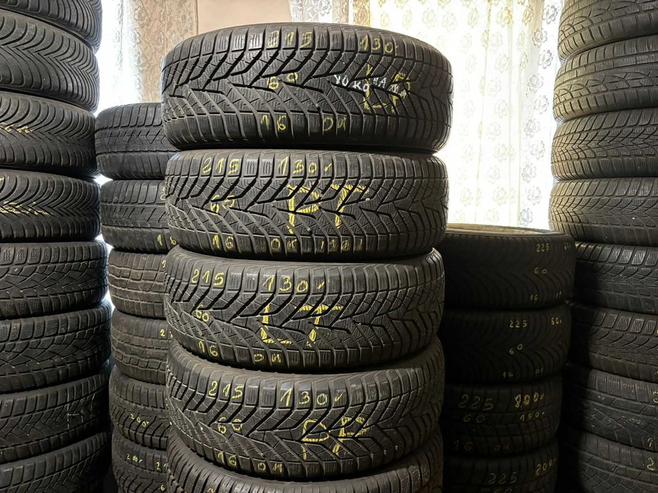 4X Opony Zimowe 215/60R16 99H YOKOHAMA W DRIVE V905 6.4MM 2016R Całe!