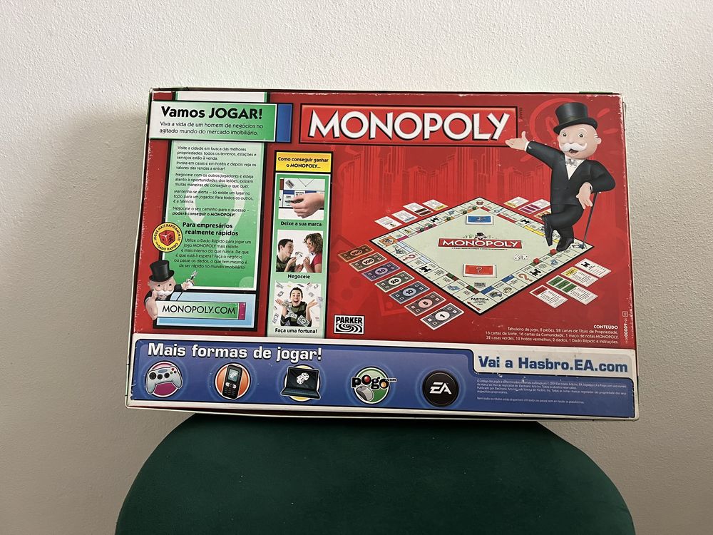 Jogo Monopoly Muito Bom Estado