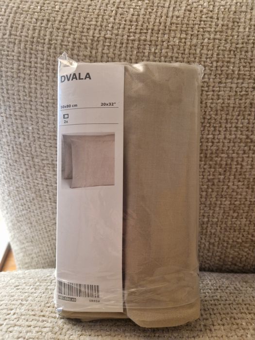 Fronhas Bege DVALA Ikea 50x80 - NOVAS