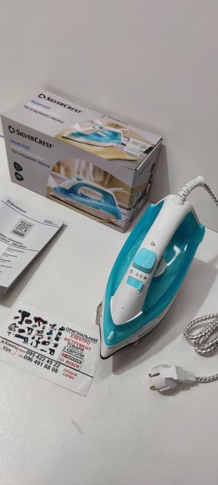Нова потужна оригінал парова праска GERMAN SILVER CREST SDBG 2200/утюг