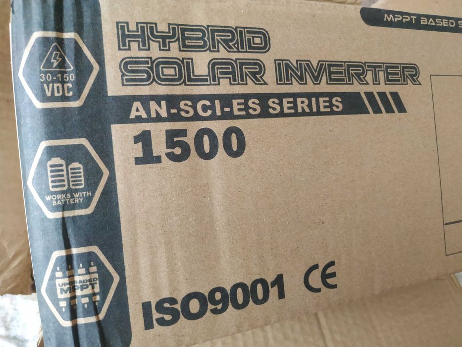 Гібридний інвертор 1500W ANERN SCI-ES-1500 24V, аналог Deye, PowMr