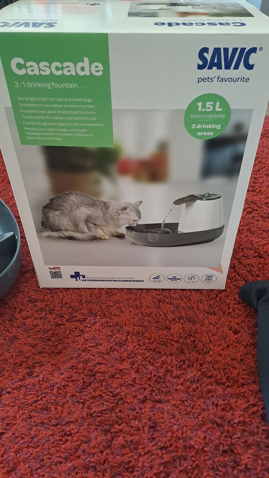 Fonte de Agua para Gato ou Cão - Savic 1.5 L