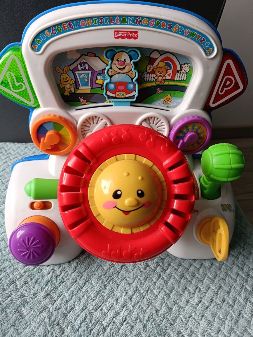 Kierownica fisher price piosenki itp w wersji polskiej !