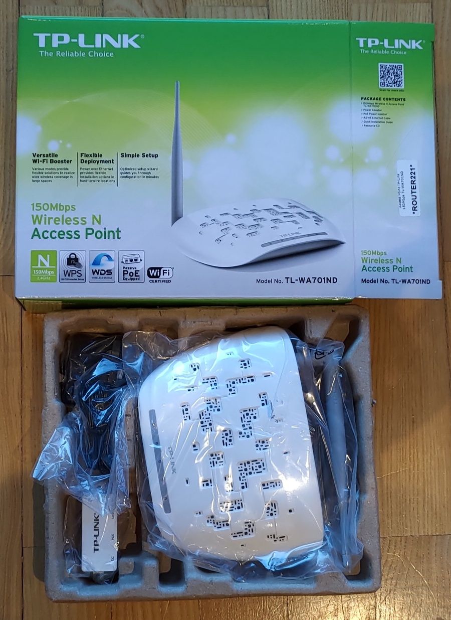 Access point wireless 150Mbps TL-WA701ND TP-LINK