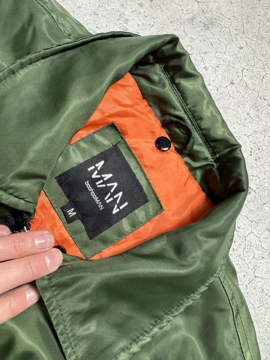 Мужская Курточка Бомбер Man Boohoo Хаки Идеал S-M Размер