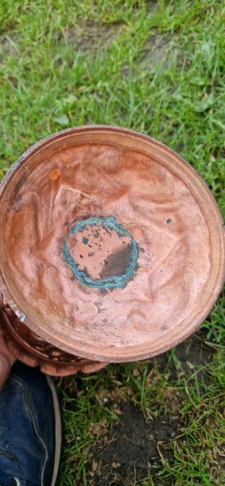 Zabytkowa podstawa do lampy naftowej