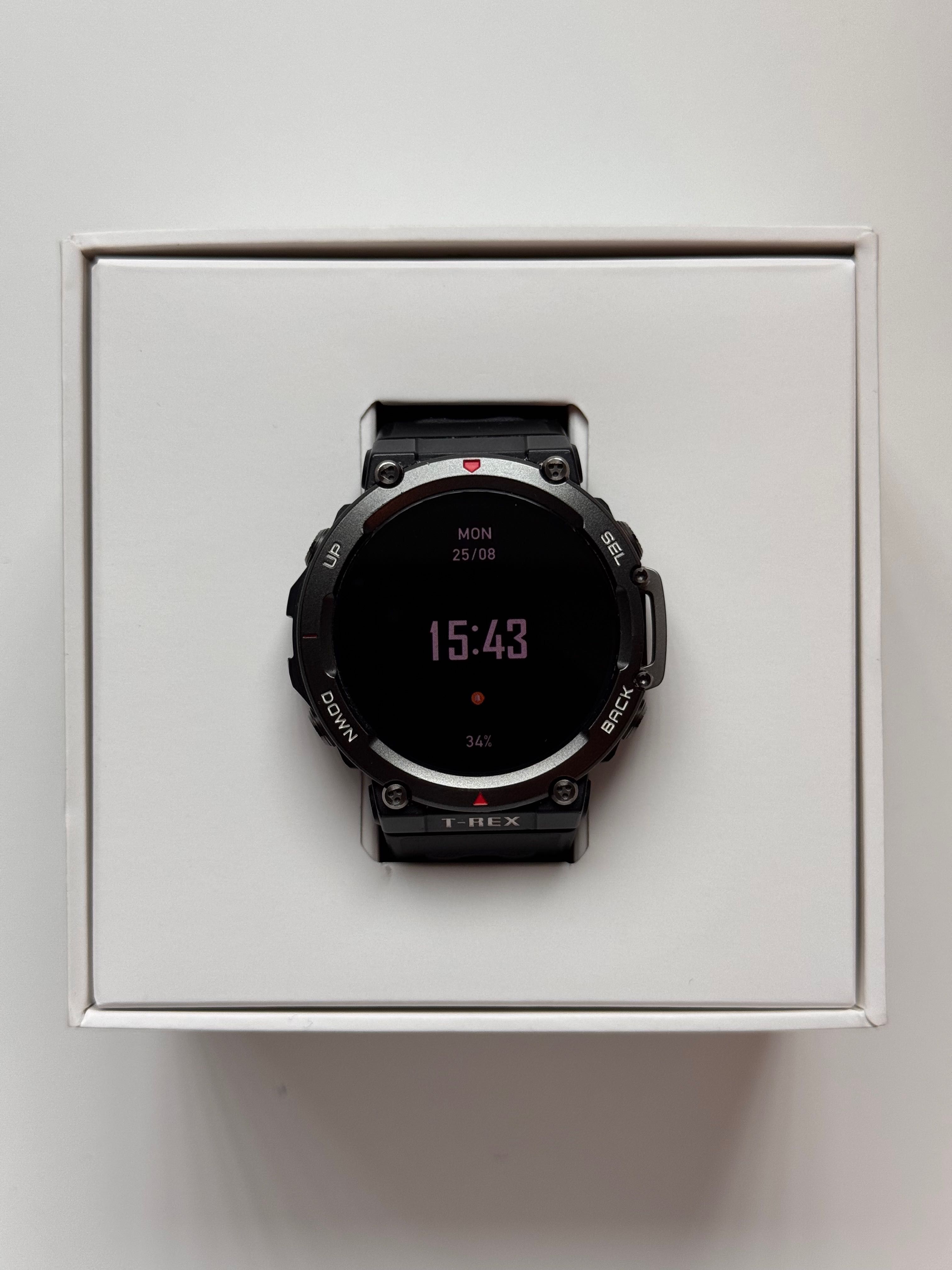 Smartwatch Amazfit T-Rex 2 Ember Black