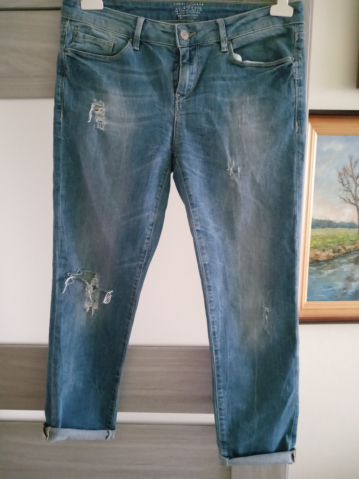 Jeansy Esprit Denim W30 L27 slim