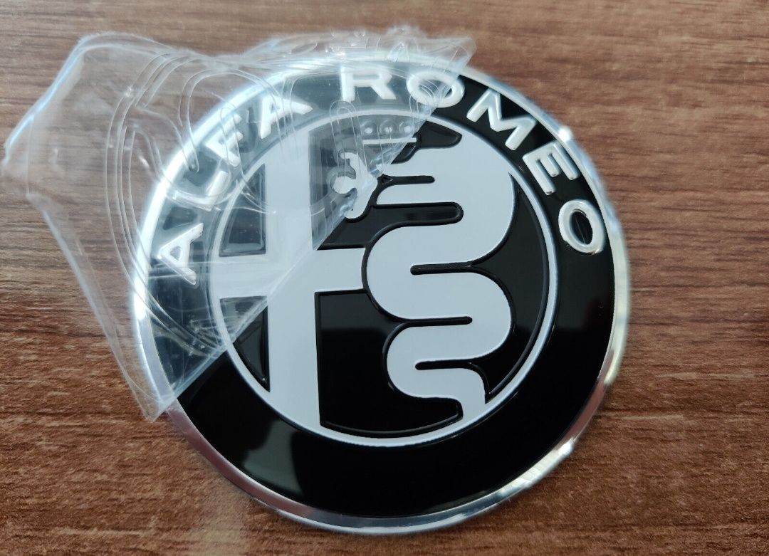 Nowy emblemat znaczek Alfa Romeo 56mm komplet 4 sztuk