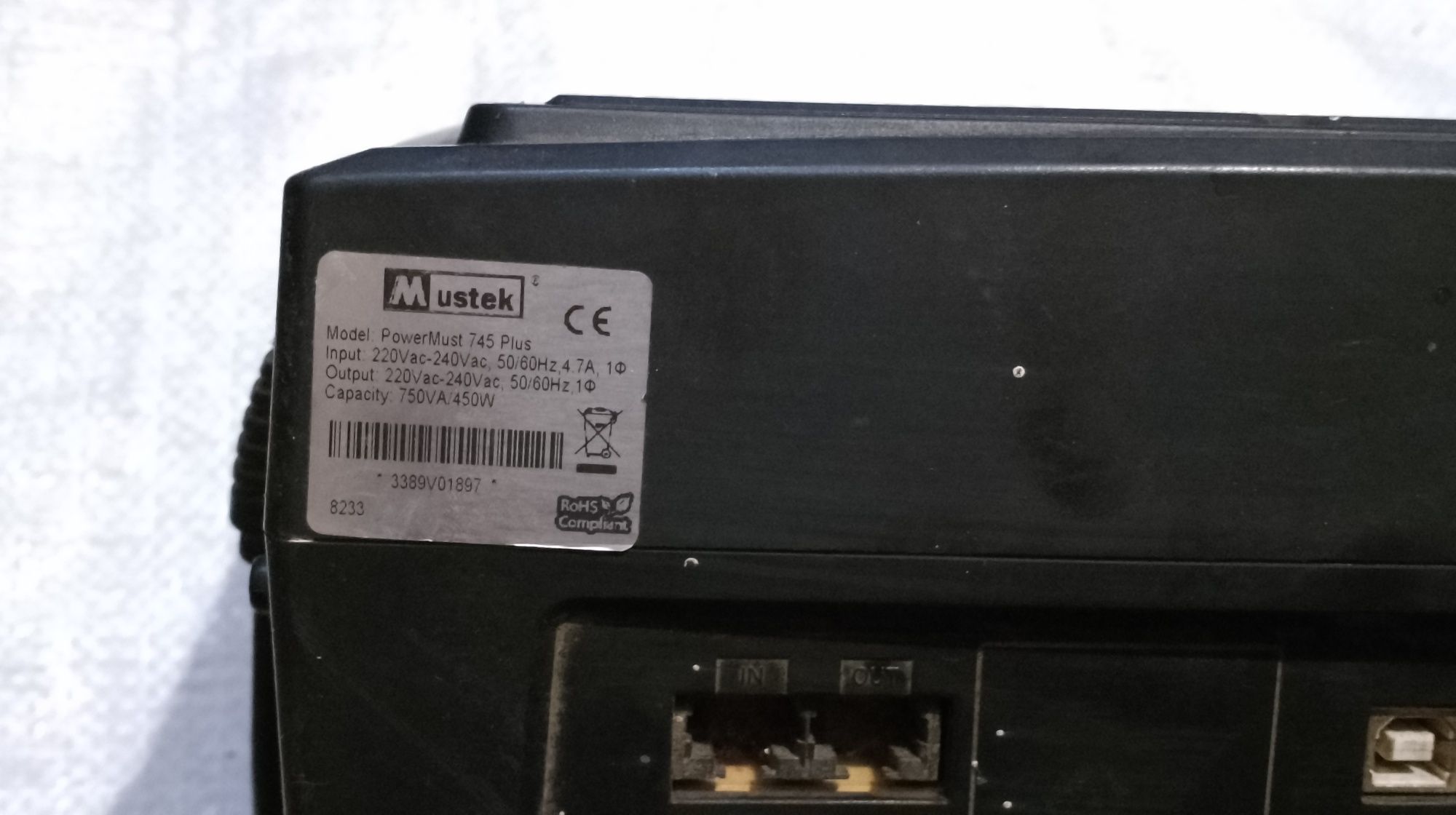Mustek PowerMust 745 plus 450w