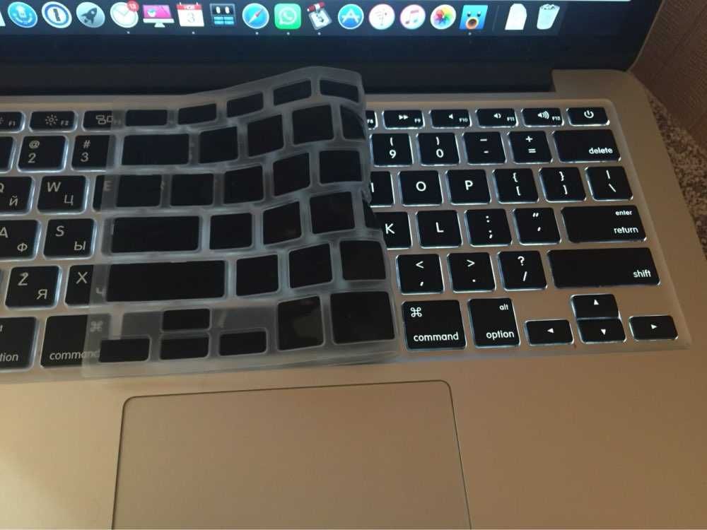 Російські літери на клавіатуру MacBook Pro/Air 13, 14, 15, 16 накладка