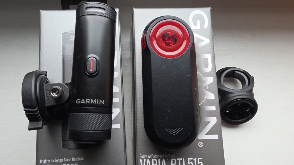 Garmin Varia RTL 515 (z radarem) + UT 800 (komplet)