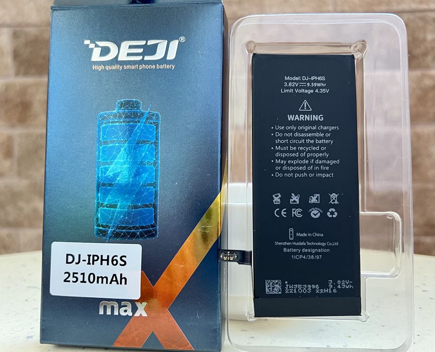 Батарея iPhone 6S аккумулятор с повышенной емкостью 2510 mAh Deji