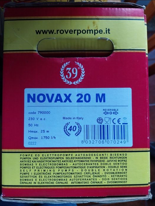 Motor Novax 20M 230V