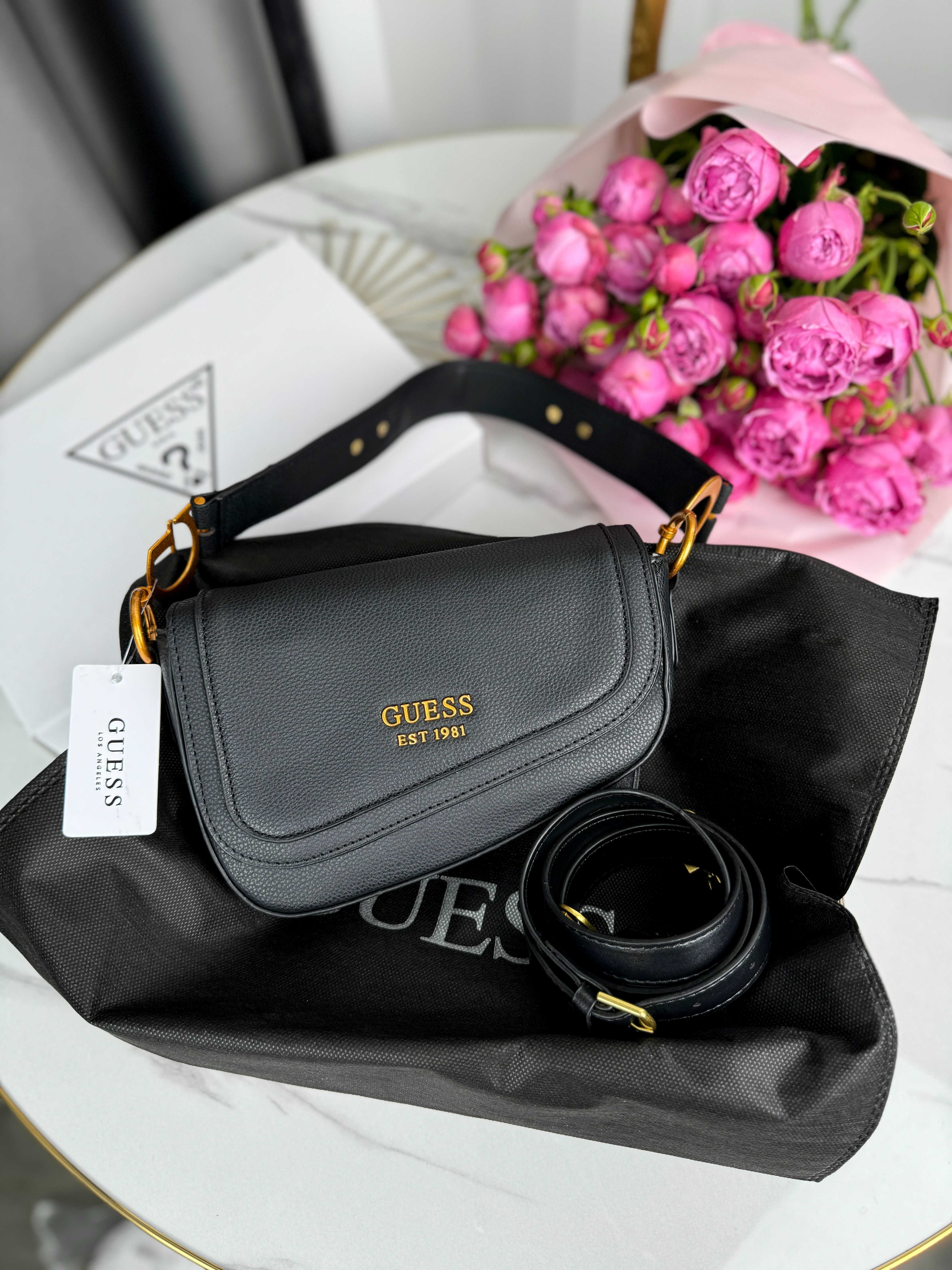 Сумка женская Guess dream седло через плечо Гесс