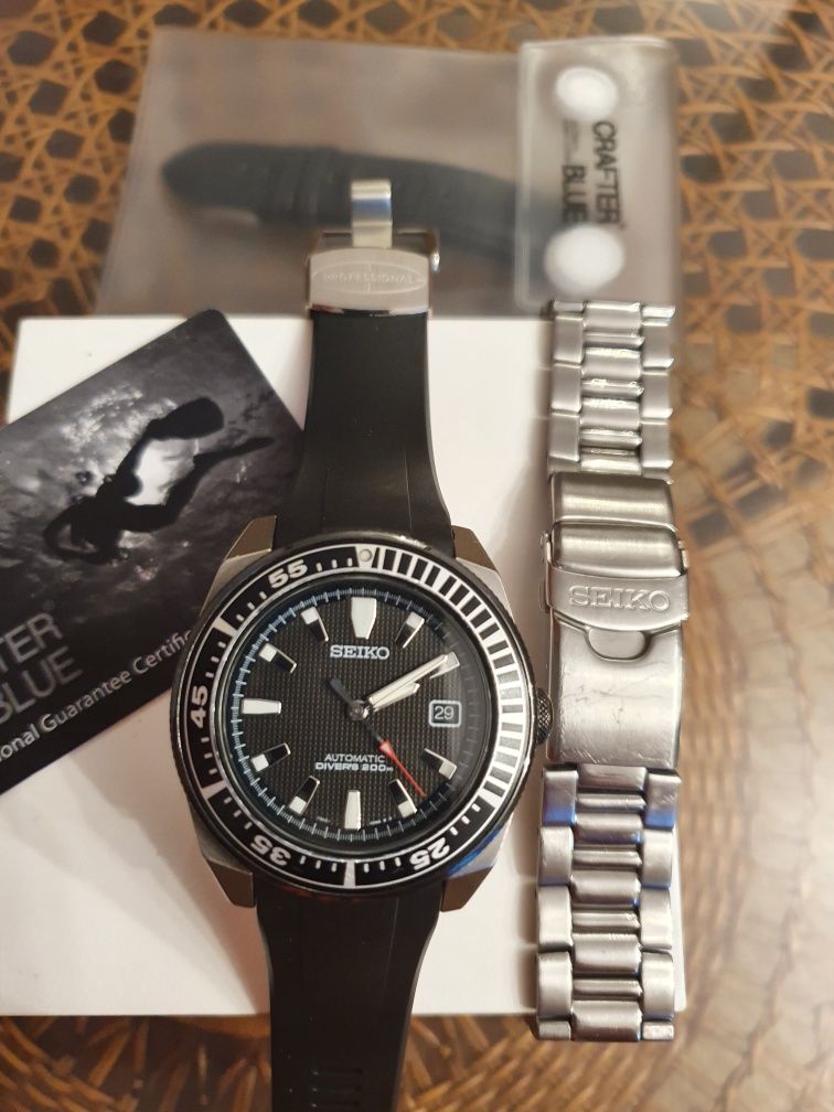 Seiko samurai snm011k1 plus  pasek crafterblue