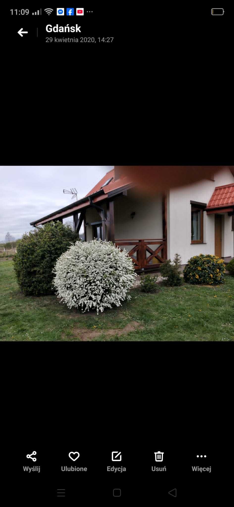 Noclegi domek Wyspa Sobieszewska