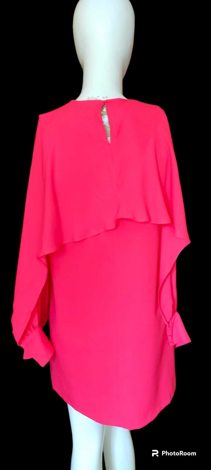 Zara Basic - sukienka rozm. S, kolor magenta/fuksja/róż