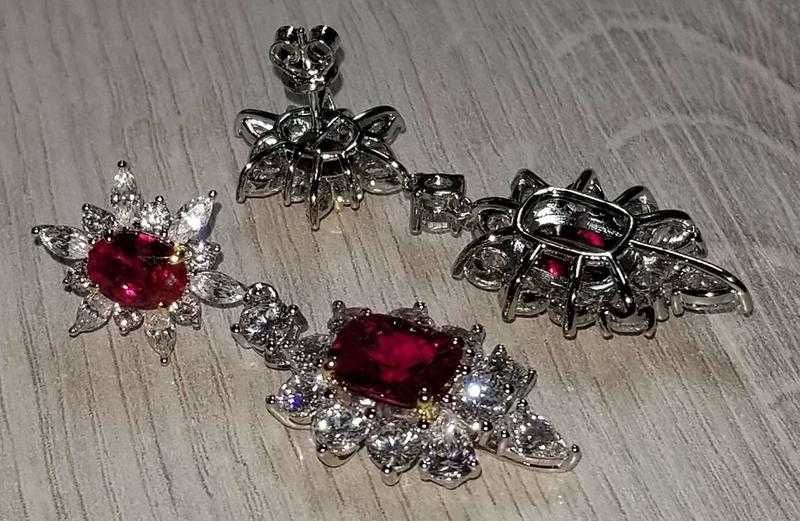 Серебряные серьги