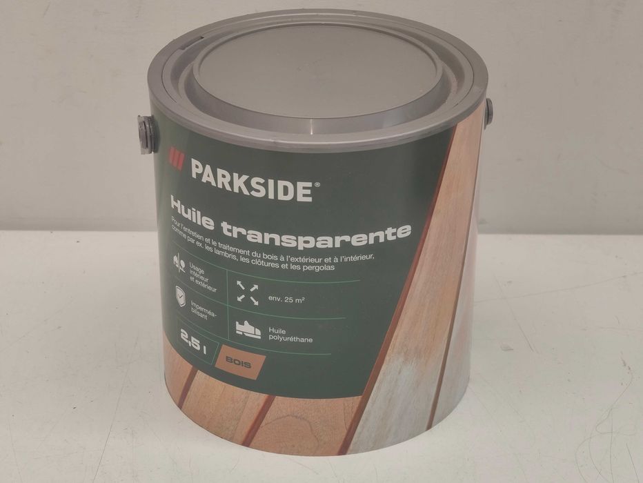 PARKSIDE  bejca olej do impregnacji drewna 2.5 l TRANSPARENTNY