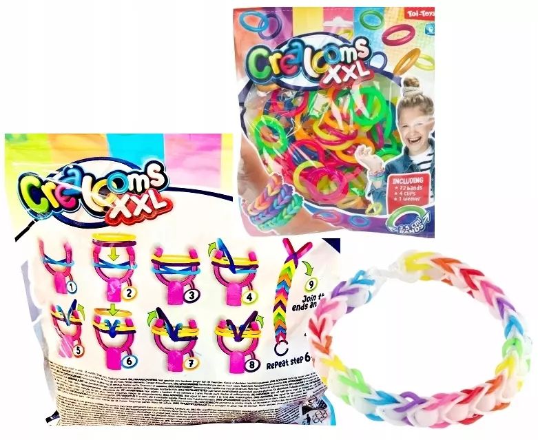 Gumki do robienia bransoletek 72szt 35171A 19. OMEGA TOYS