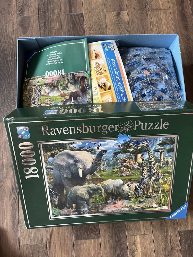 Puzzle 18000 Ravensburger Przy wodopoju