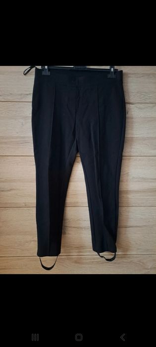 Spodnie czarne bryczesy r.S-M