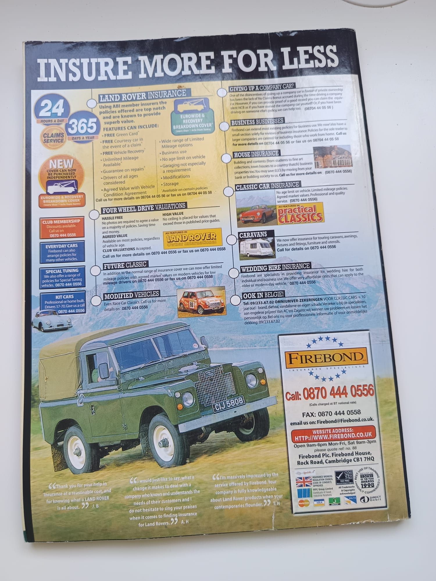 Land rover enthusiast