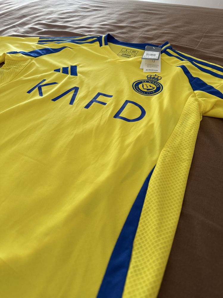 Camisola do Al-Nassr com Ronaldo 7 Nova e embalada