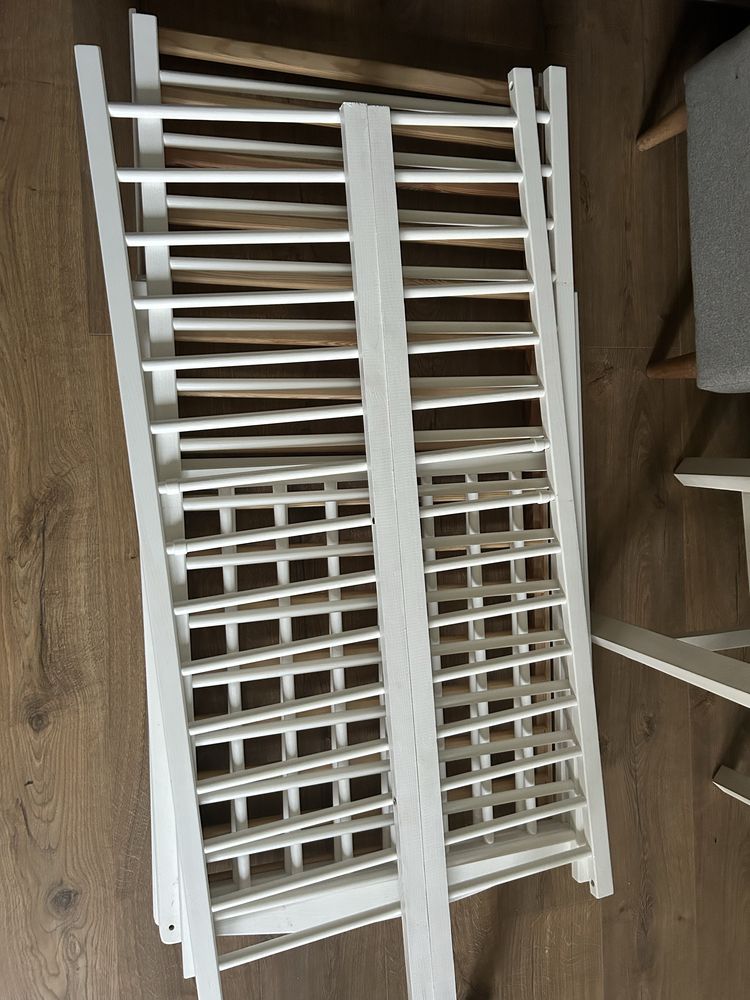 Łóżeczko Ikea z materacem Hilding Dobranocka i pościel