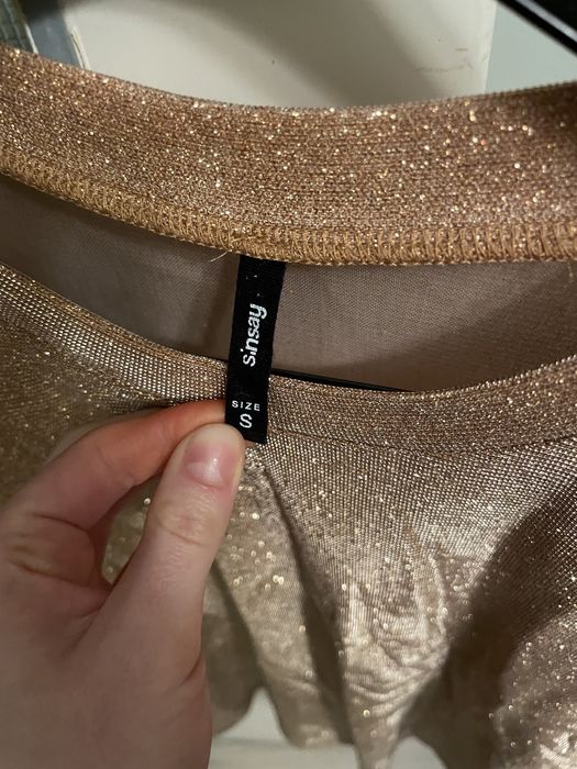 Bluzka imprezowa brokatowa