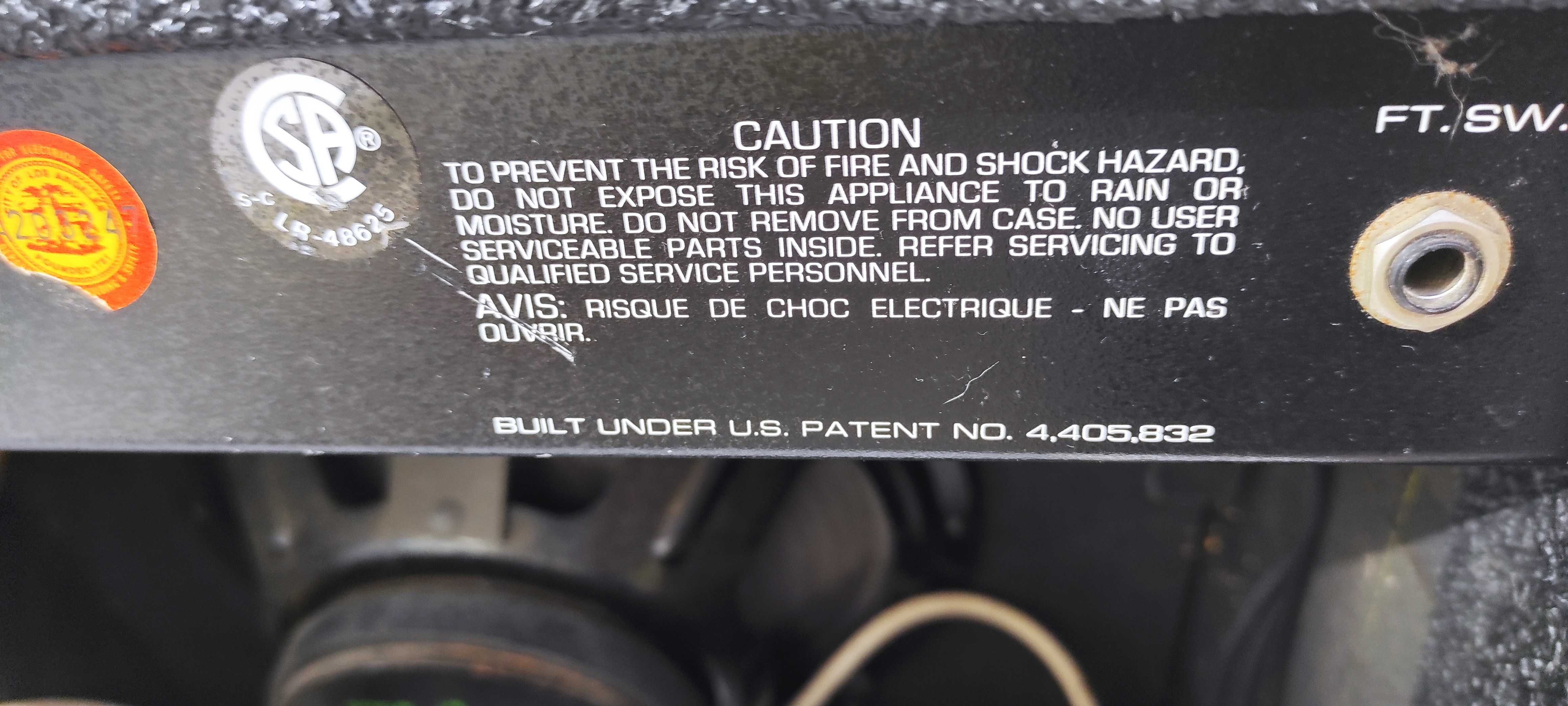 Peavey Backstage Plus 1980 oryginał USA