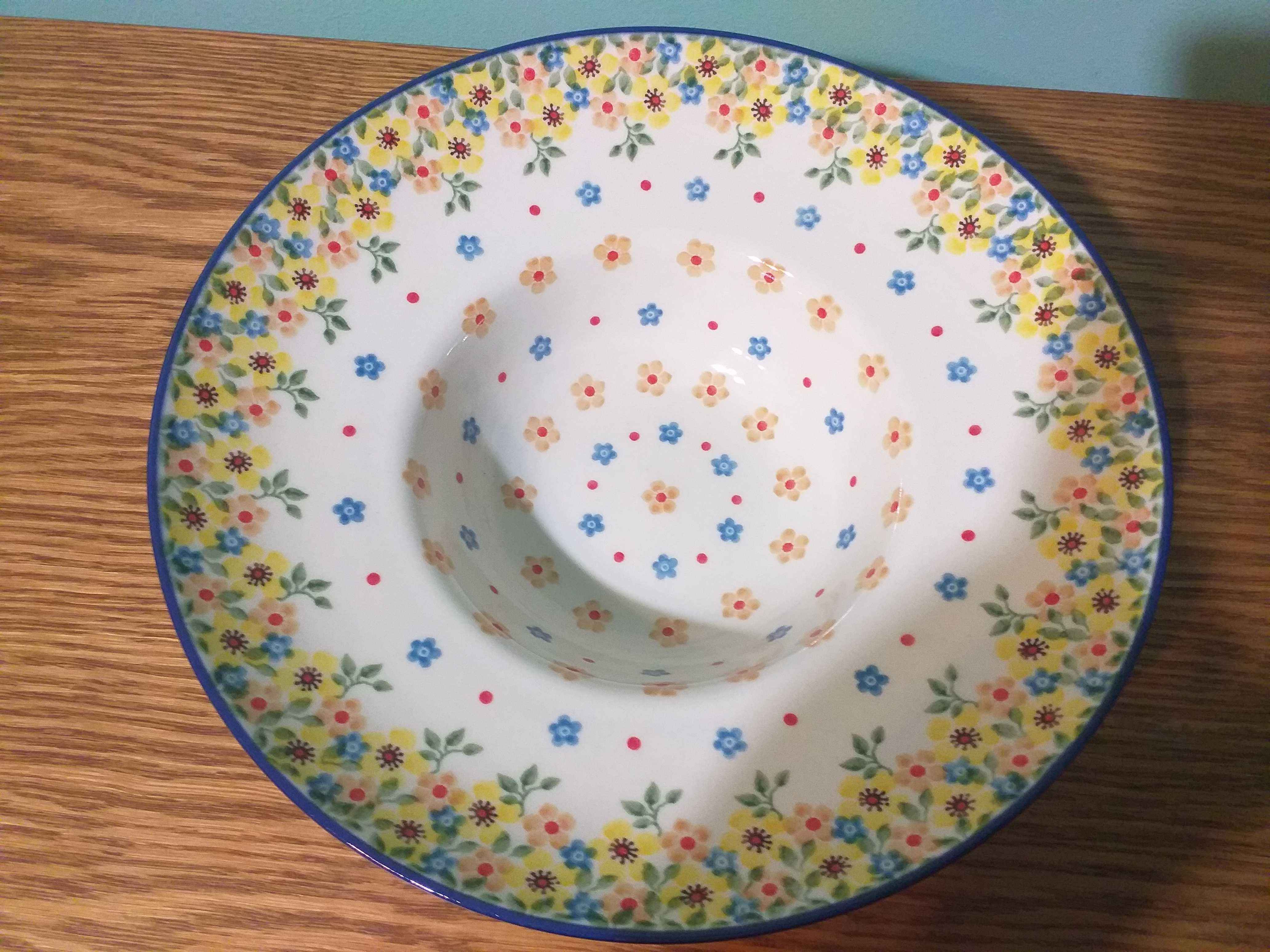 Talerz do spaghetti 25cm GAT1 Ceramika Artystyczna Boleslawiec