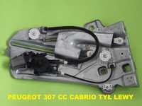 Peugeot 307 CC Cabrio Podnośnik Mechanizm Szyby Tył Lewy Oryginał [v]