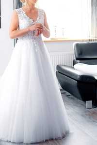 Suknia ślubna Rilla rozmiar 38 GRATIS WELON