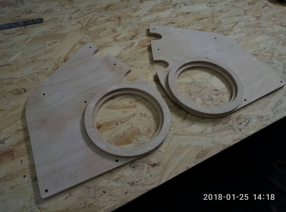 Акустические подиумы под динамики Daewoo Matiz/Chery QQ (Деу Матиз)