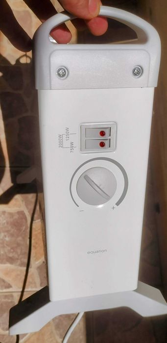 Tres radiadores/aquecedores electricos 2000 W