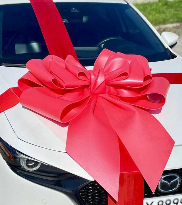 Стильный Бант на машину ( 1 метр.) , Украшение для авто в подарок
