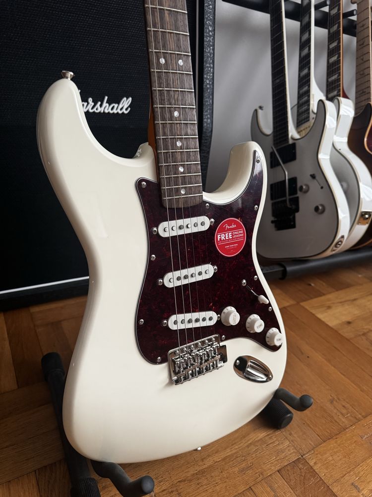 Squier stratocaster classic vibe 70’s olympic white fender